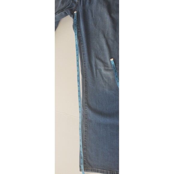Levis 515 Boot Cut Jeans Womens Blue Denim size 14 34x30 Mid Rise Med Wash - Picture 7 of 11